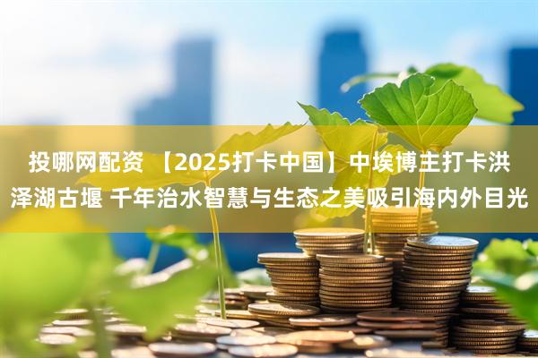 投哪网配资 【2025打卡中国】中埃博主打卡洪泽湖古堰 千年治水智慧与生态之美吸引海内外目光